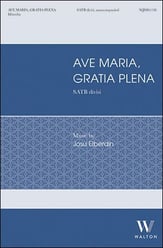 Ave Maria, Gratia Plena SATB choral sheet music cover